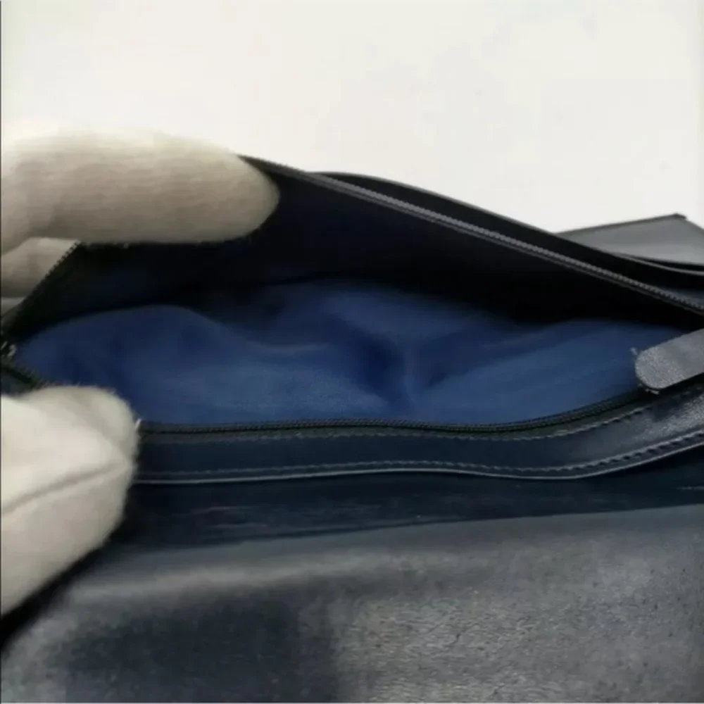 Gucci Long Wallet Blue Leather
